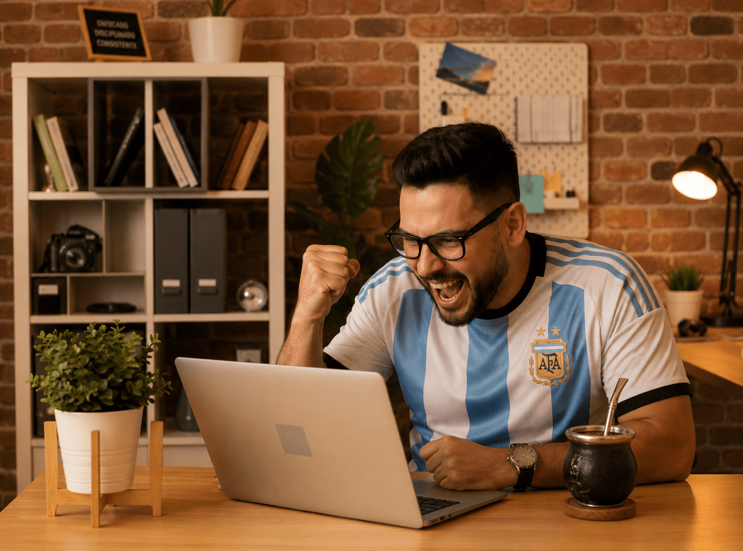 Propietario publicando su inmueble desde la notebook